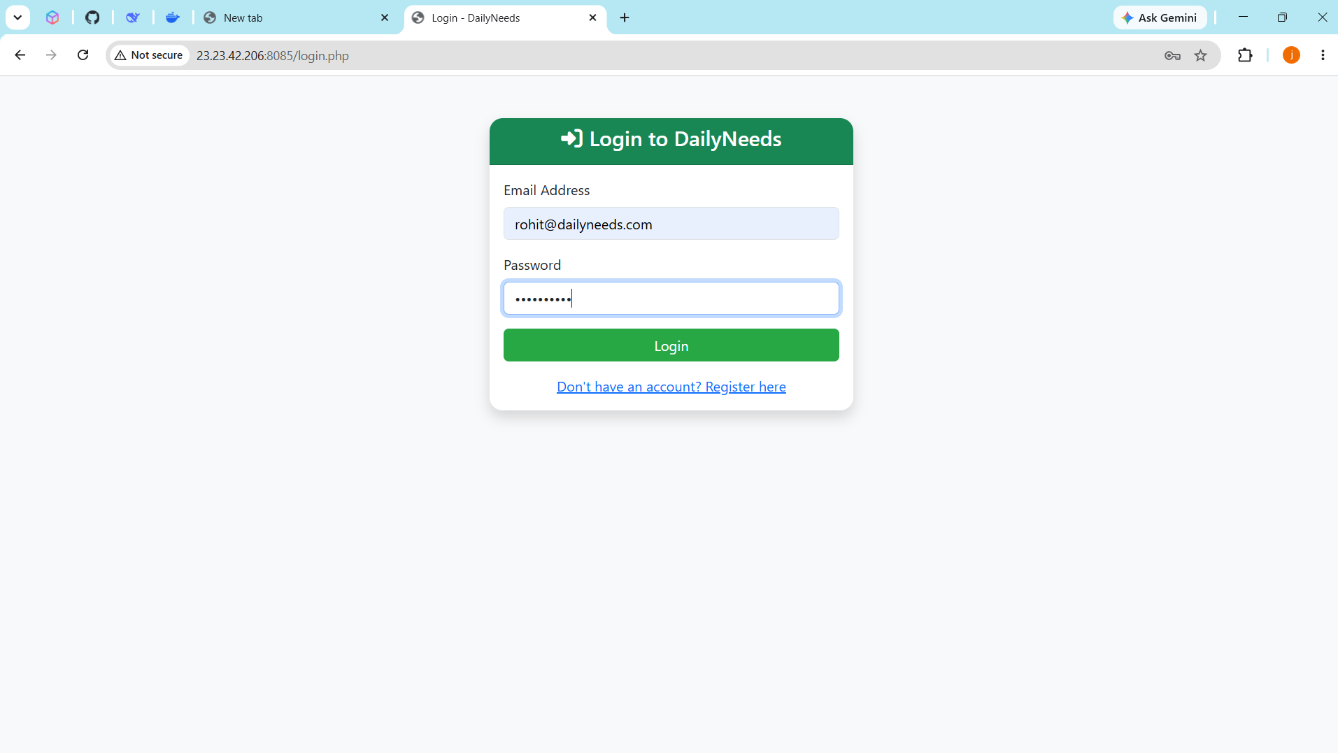 GitHub - BRK-Devops/DailyNeeds-PHP-Docker: using PHP and MYSQL · GitHub