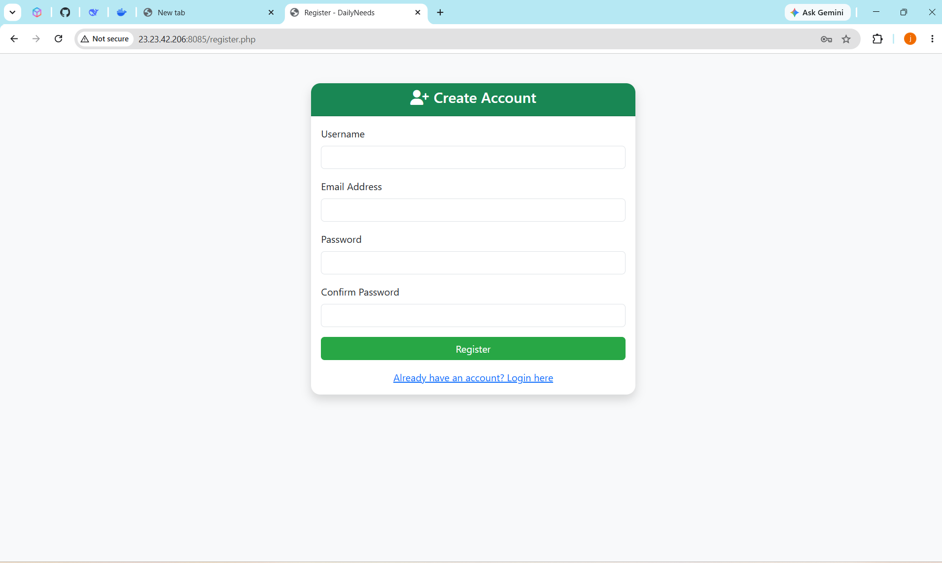 GitHub - BRK-Devops/DailyNeeds-PHP-Docker: using PHP and MYSQL · GitHub