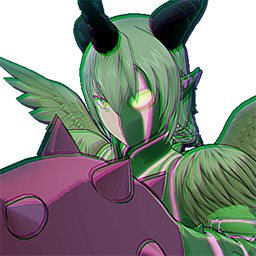 Aegiochusmon: Green portrait