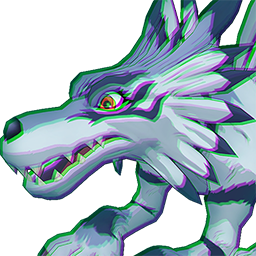Garurumon portrait