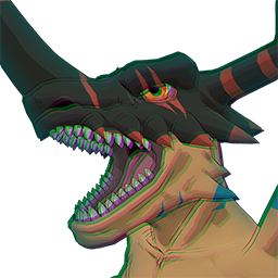 GeoGreymon portrait