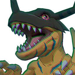 Greymon portrait