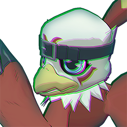 Hawkmon portrait