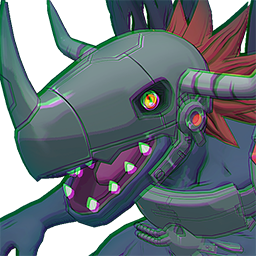 MetalGreymon (Blue) portrait
