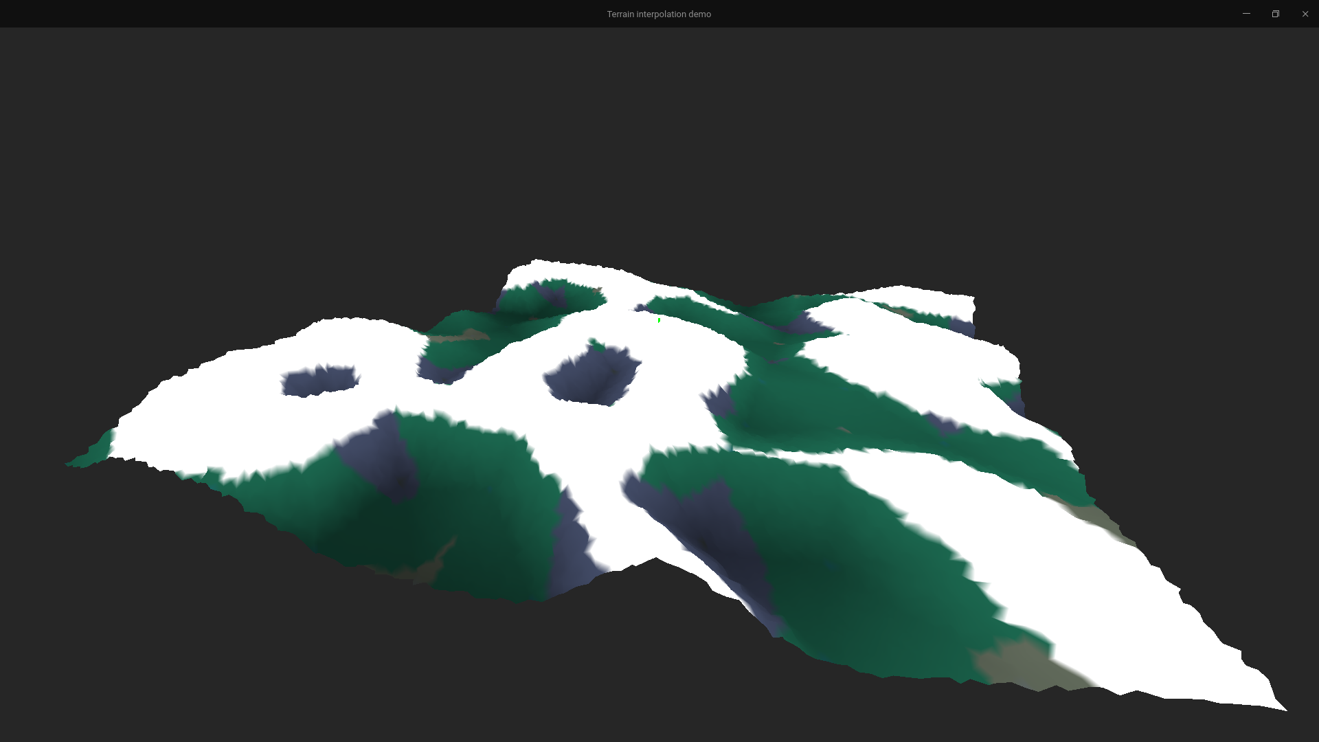 High resolution terrain (solid)