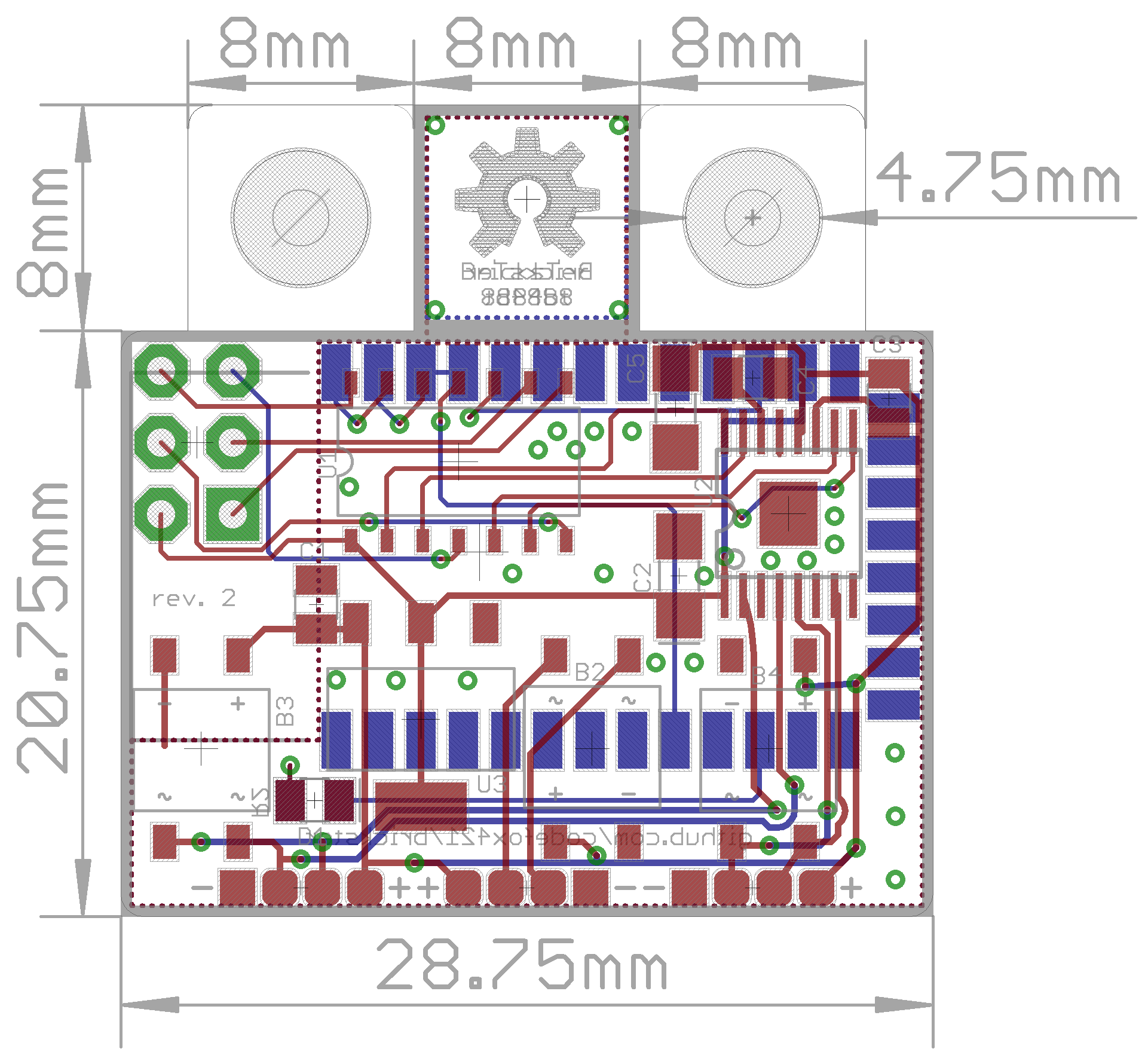 BricksTer Bluetooth Receiver board design