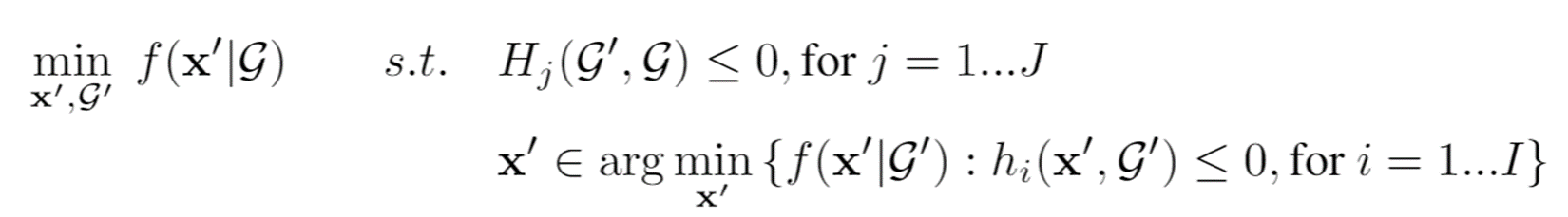 bi-level optimization