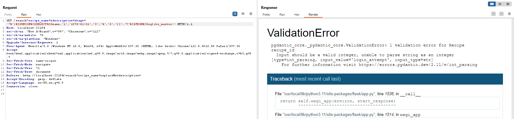 One error left!