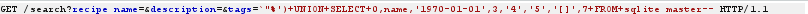 The tags value that worked