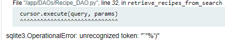 Where the error is
