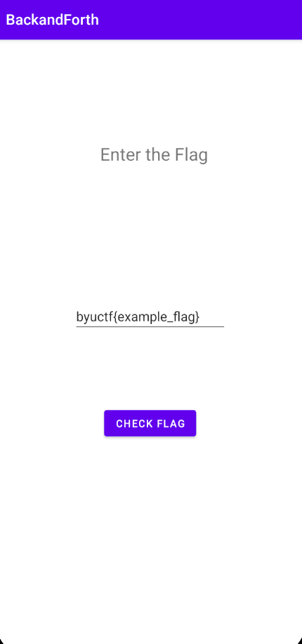 App Running