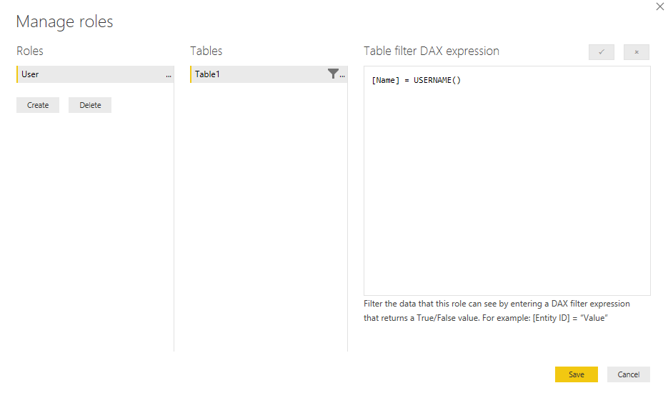 Configuring RLS