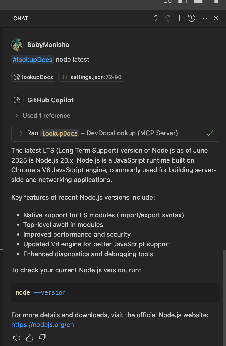 Node.js Example