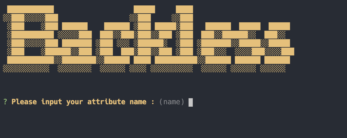 AttributeInput
