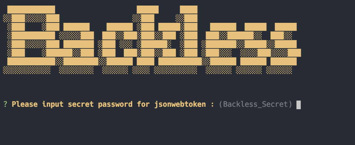 jsonwebtokenInput