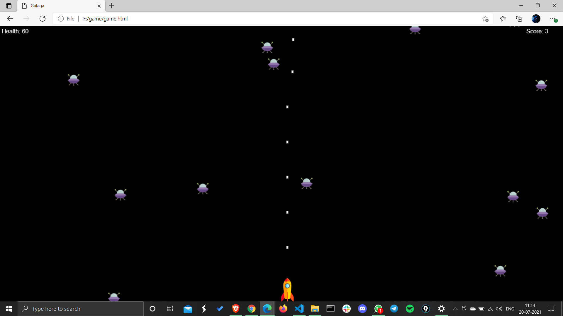 GitHub - Bala534/Galaga: Galaga Game Using HTML,CSS and JS · GitHub