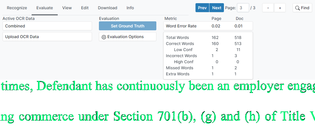 Evaluate Mode Demo