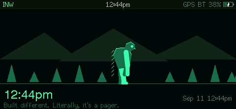 Squatch theme lock screen