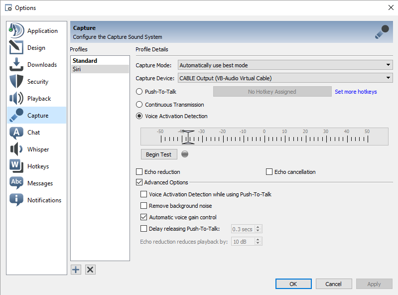 how to use virtual audio cable teamspeak