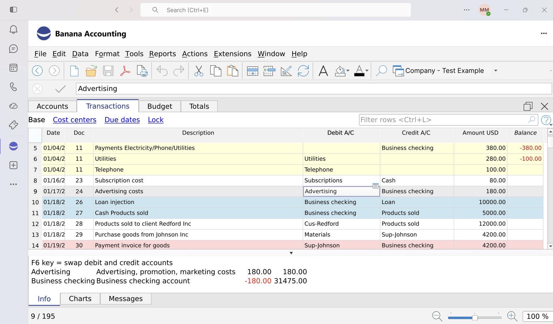 Banana Comptabilité pour Microsoft Teams