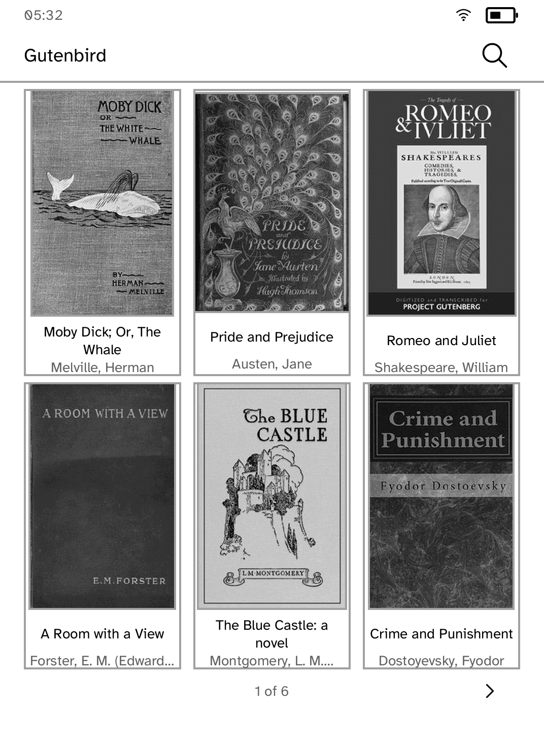 examples/gutenbird/screenshots/shelf.png