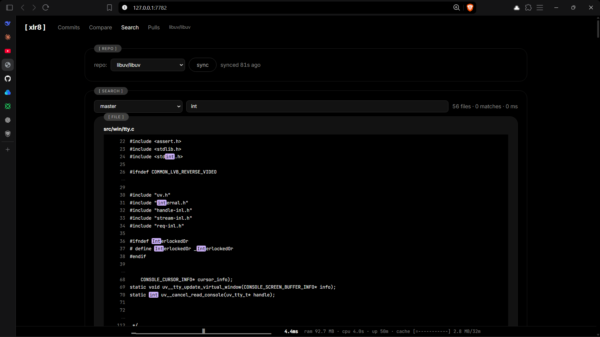 Code search