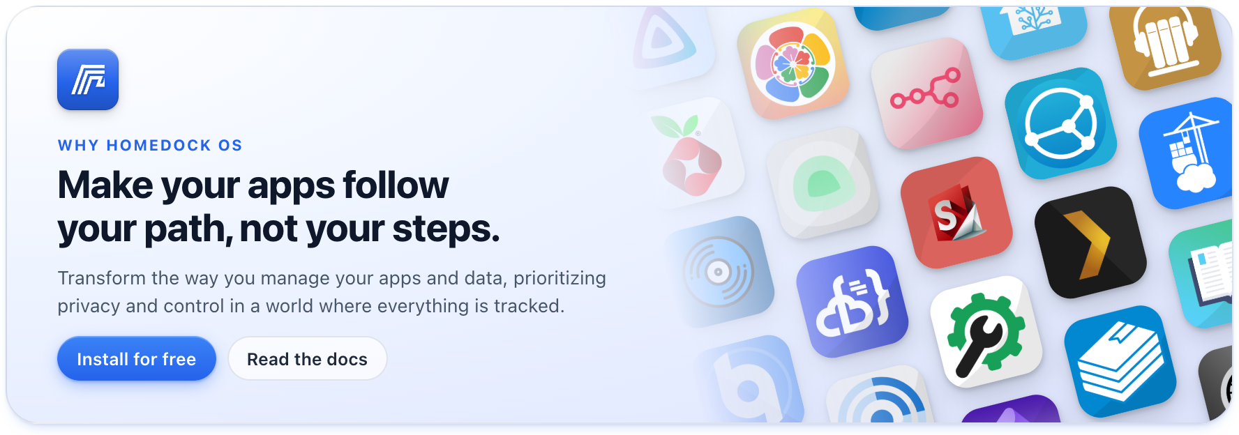 Make your apps follow your path, not your steps. Transform the way you manage your apps and data, prioritizing privacy and control in a world where everything is tracked.