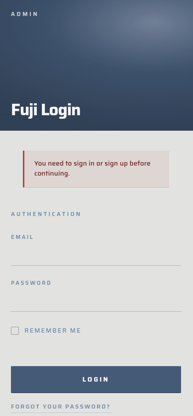 Mobile login