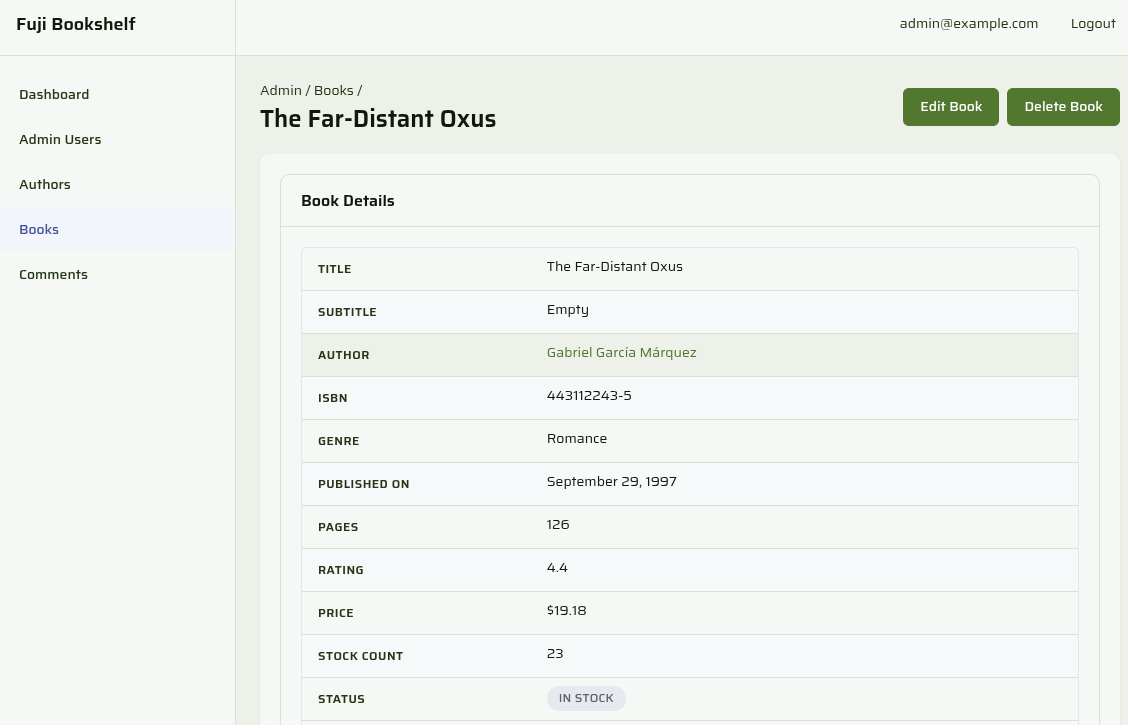 Show page