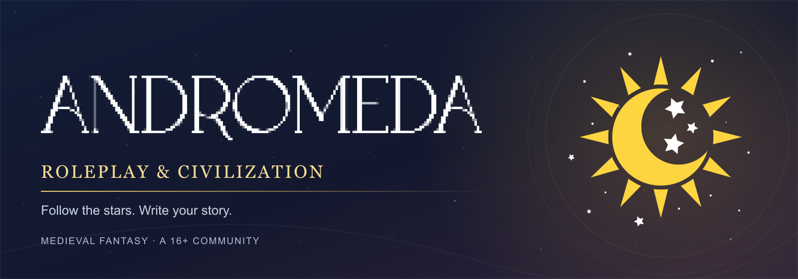 Andromeda — Follow the stars. Write your story.