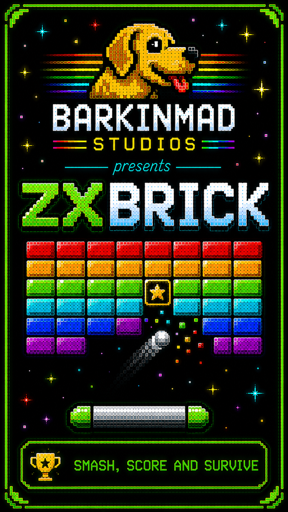 ゲームキャラクター brick ZXBrick - BarkinMad Studios