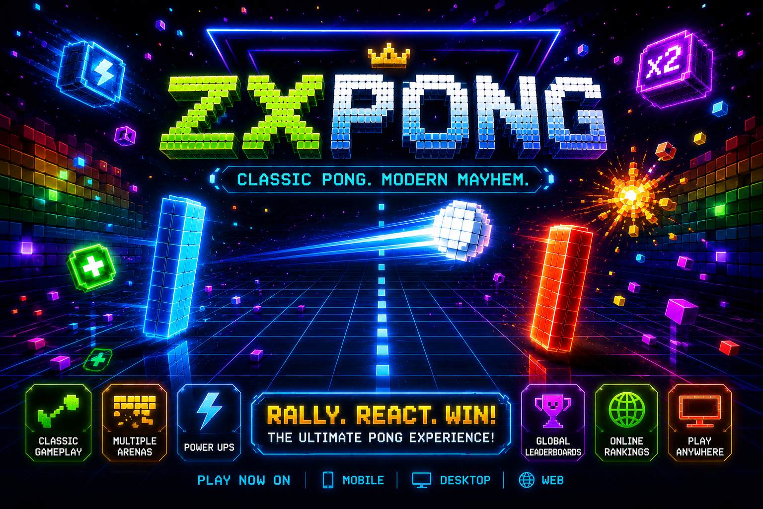 ZXPong hero artwork