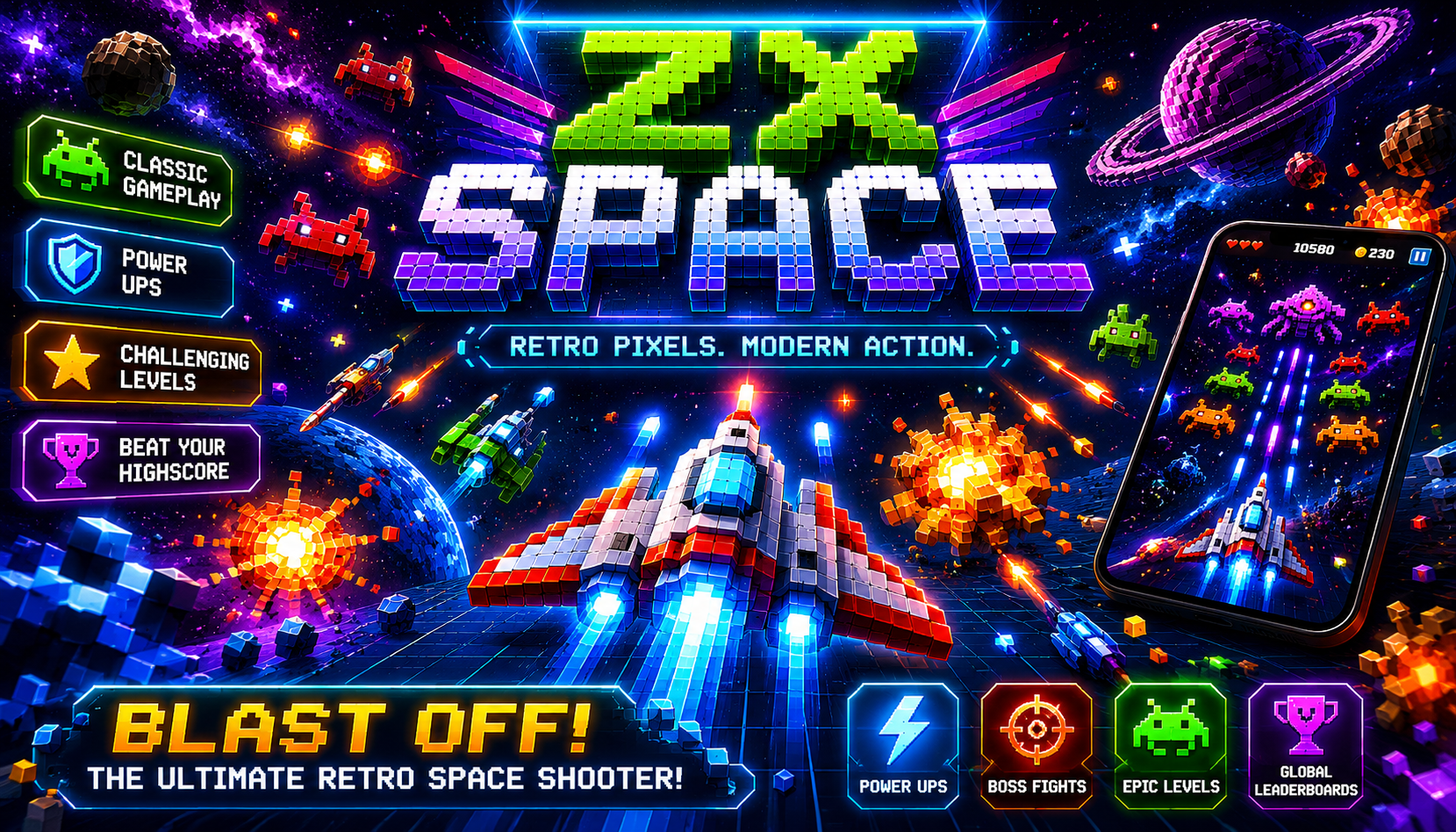 ZXSpace hero artwork
