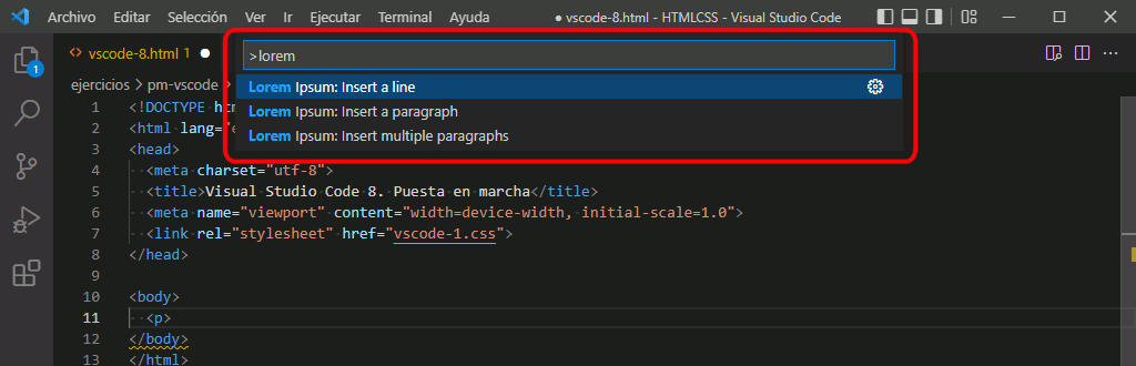 VSC. Atributos width y height en imagen