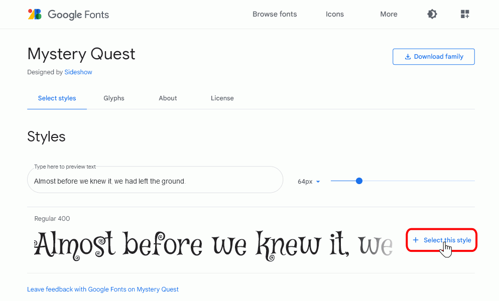 Google Fonts