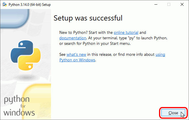Instalación de Python