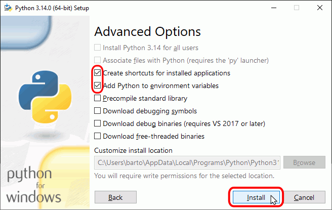Modificación / Reparación de Python