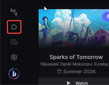 Navigate to Extensions