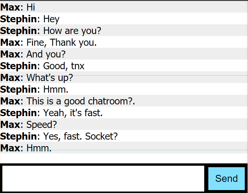 Demo - Live Web Chat Socket