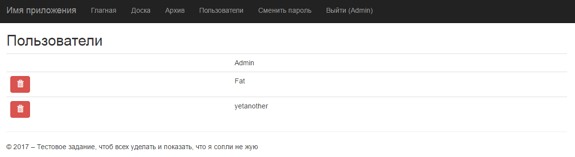 GitHub - BastardFat/agile-board: Тестовое задание
