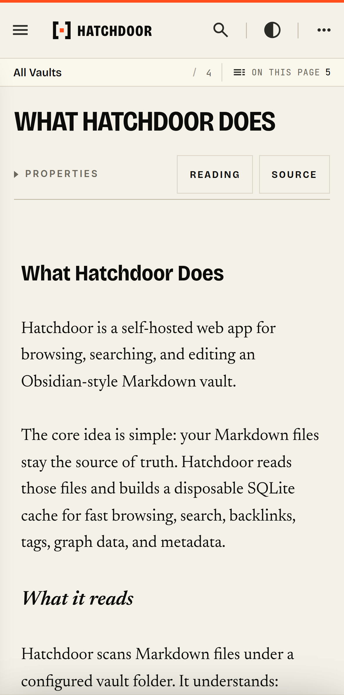 Responsive mobile layout on a phone