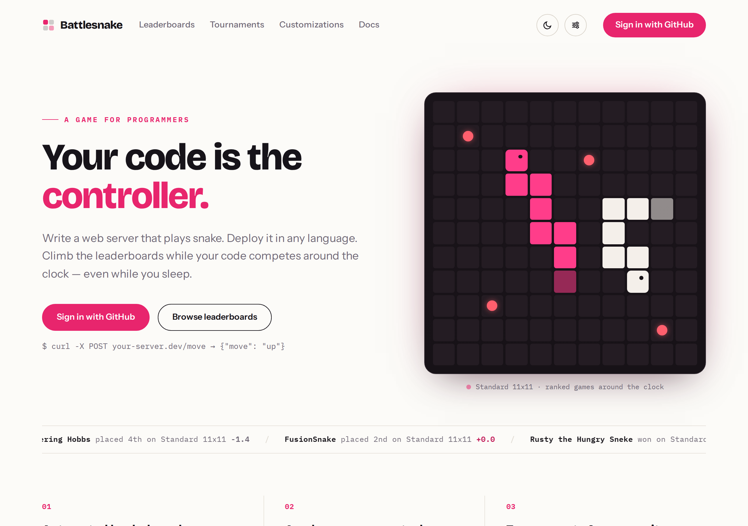 Home page