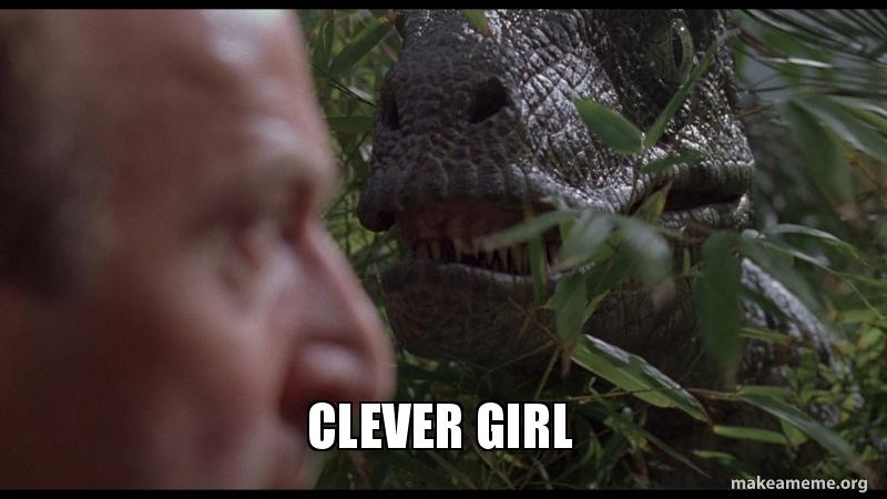 Jurassic Part Clever Girl