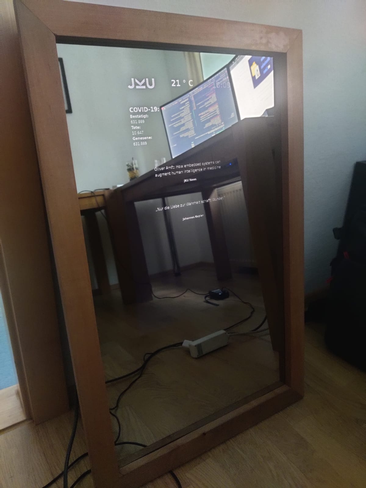 GitHub - Bauinger/smartkeplermirror: A smart mirror for the johannes ...