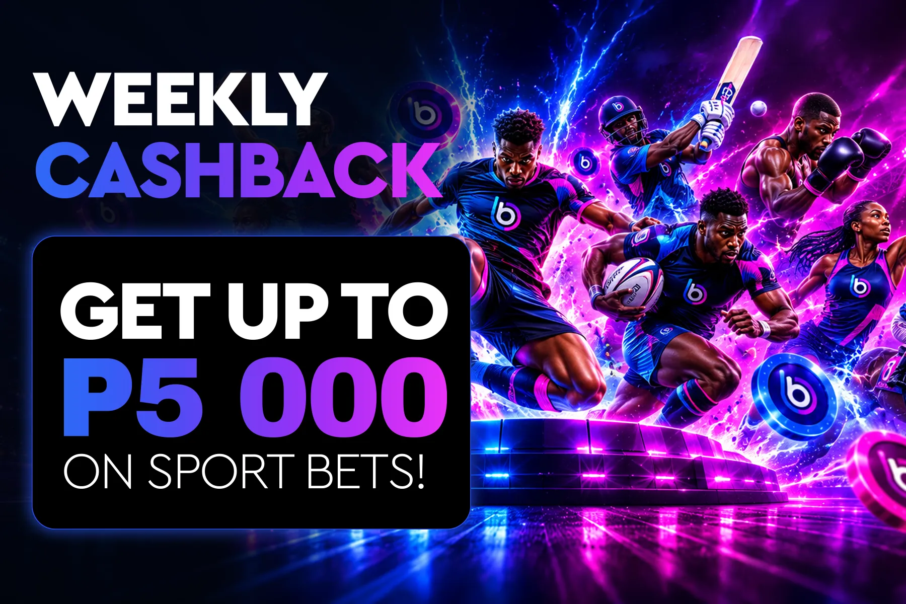 Sports cashback promotional image