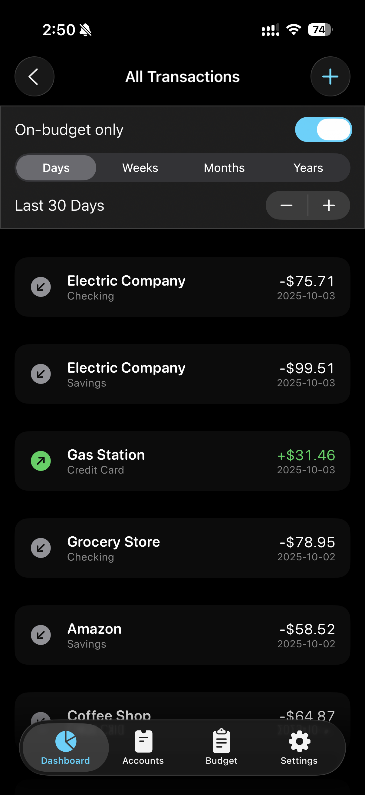 All Transactions