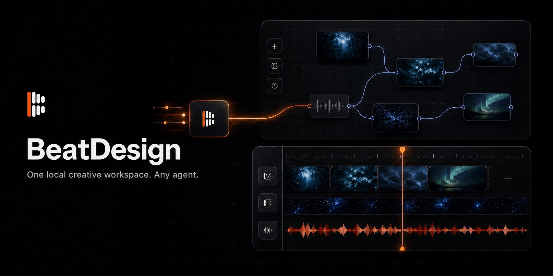 BeatDesign infinite Canvas and local video Editor