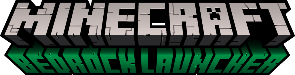 minecraft bedrock launcher logo