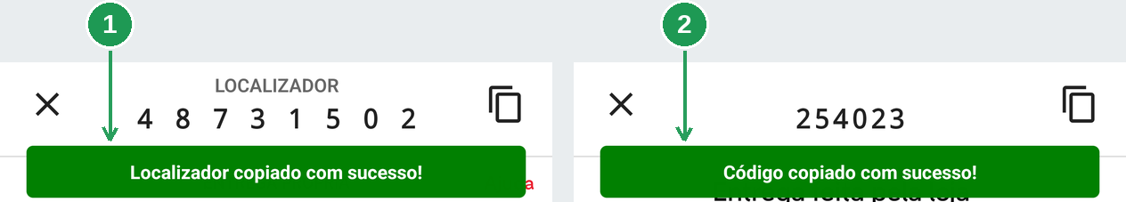 Comparação lado a lado das telas de confirmação do iFood e do 99Food