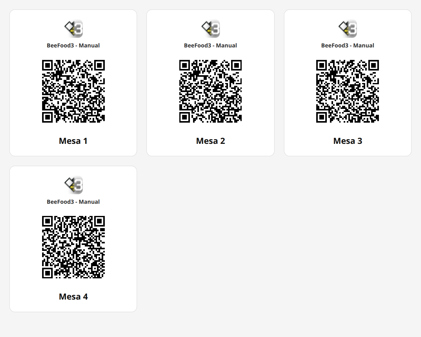 Folha de QR Codes pronta para imprimir e recortar